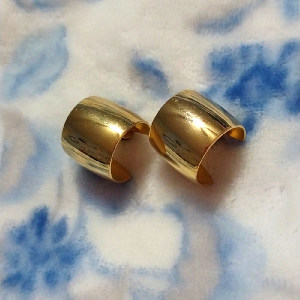 Vintage Real Gold Earings